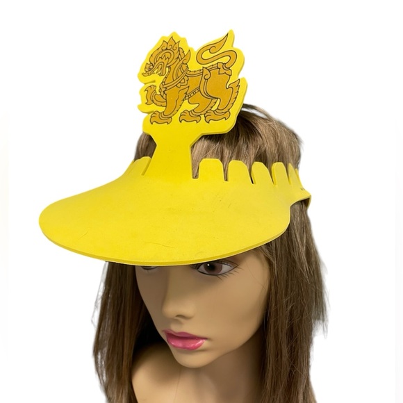 Pair of Singha Thai Beer Foam Party Hats New Condition Unisex - Picture 4 of 6